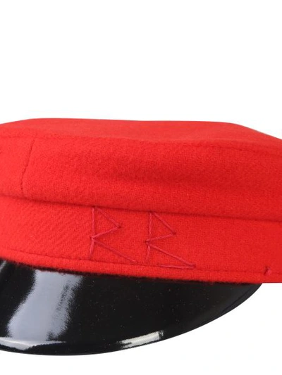 Shop Ruslan Baginskiy Baker Boy Hat In Red