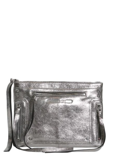 Shop Mcq By Alexander Mcqueen Loveless Pouch In Silver