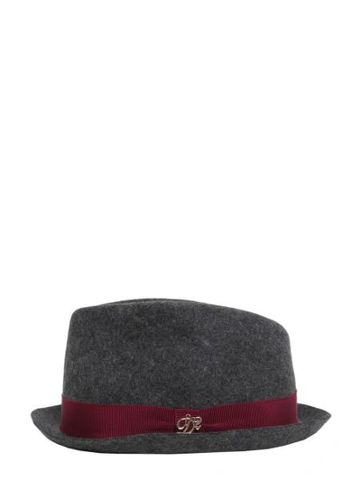 Shop Dsquared2 Clement Felt Hat In Grey