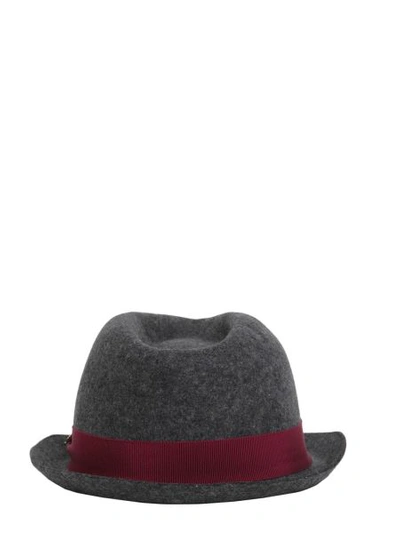 Shop Dsquared2 Clement Felt Hat In Grey