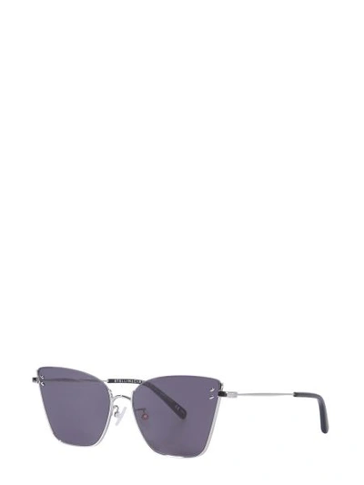 Shop Stella Mccartney Squared Sunglasses In Silver
