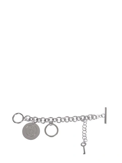 Shop Mm6 Maison Margiela Chain Bracelet In Silver
