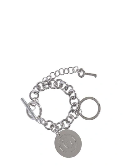 Shop Mm6 Maison Margiela Chain Bracelet In Silver