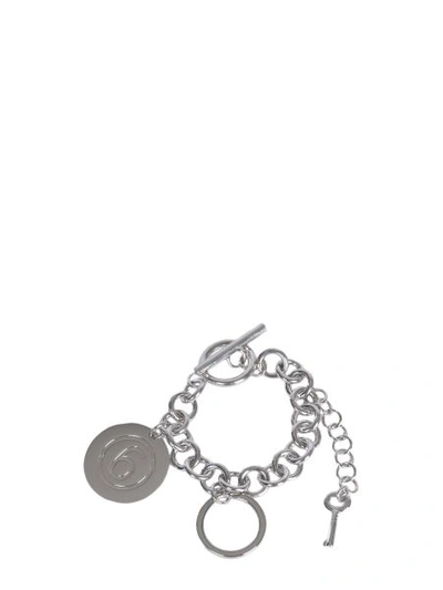 Shop Mm6 Maison Margiela Chain Bracelet In Silver