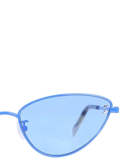 Shop Stella Mccartney Cat Eye Sunglasses In Azure