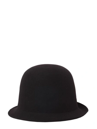 Shop Stella Mccartney Wool Hat In Black