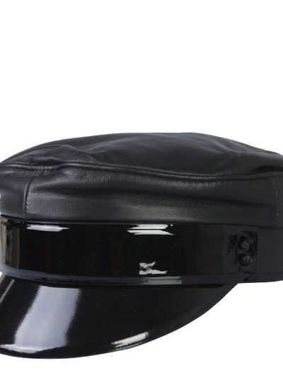 Shop Ruslan Baginskiy Baker Boy Hat In Black