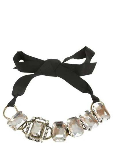 Shop Lanvin Choker Necklace In Black