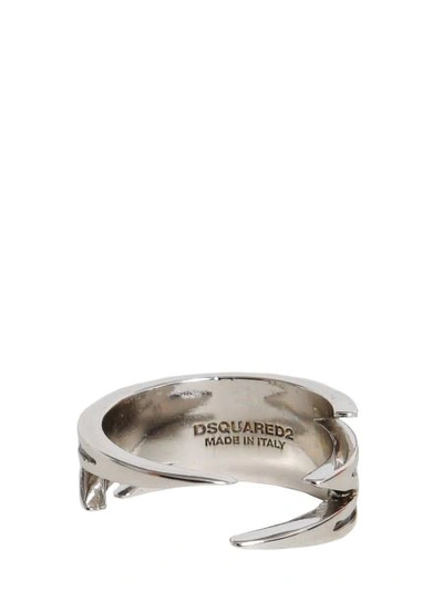 Shop Dsquared2 Lighting Bolt Rings In Black