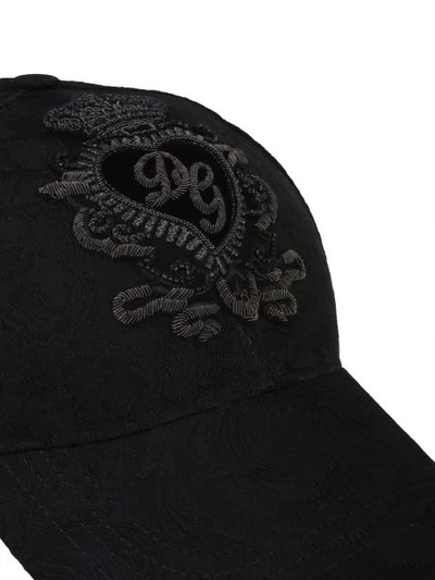 Shop Dolce & Gabbana Baseball Hat In Black