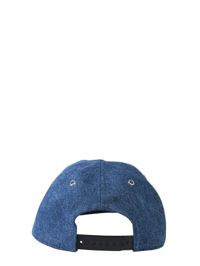 Shop Ami Alexandre Mattiussi De Coeur Patch Hat In Blue