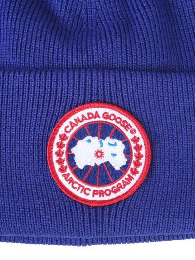 Shop Canada Goose Wool Hat In Blue