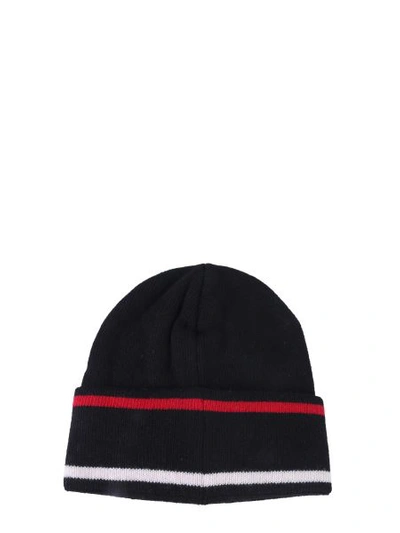 Shop Msgm Knitted Hat In Black