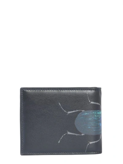 Shop Alexander Mcqueen Money Clip Wallet In Black