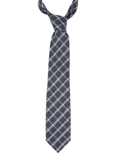 Shop Tom Ford Check Tie In Multicolour