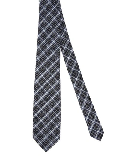 Shop Tom Ford Check Tie In Multicolour