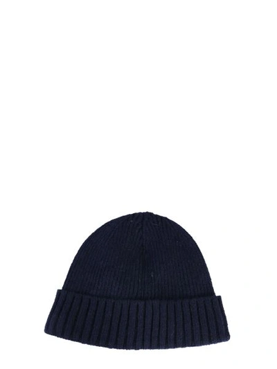 Shop Barbour Wool Hat In Blue