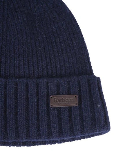 Shop Barbour Wool Hat In Blue