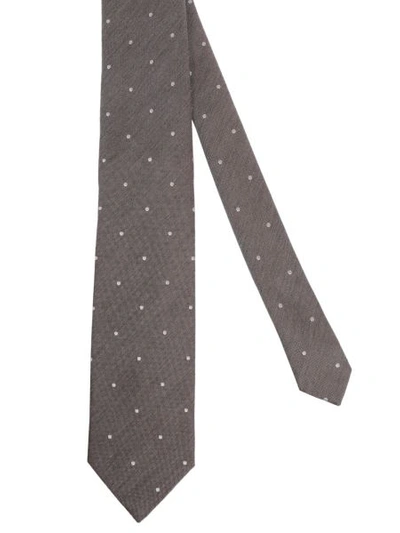 Shop Tom Ford Dot Printed Tie In Multicolour