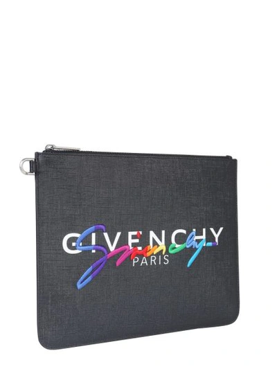 Shop Givenchy Large Pouch In Black