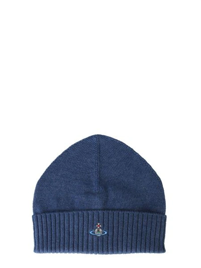 Shop Vivienne Westwood Wool Hat In Blue