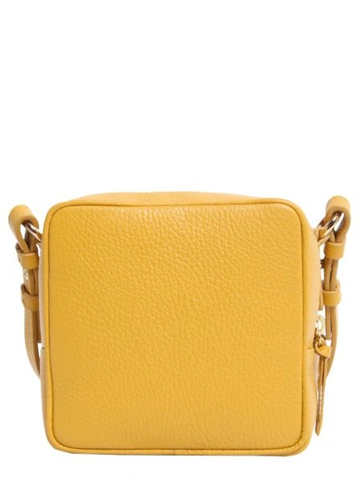 Shop Sara Battaglia Cube Crossbody Bag In Yellow