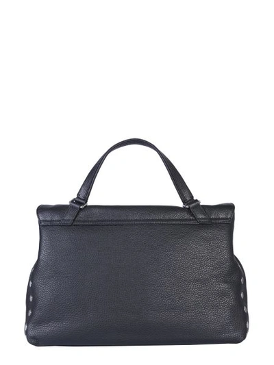 Shop Zanellato Medium Postal Bag In Black