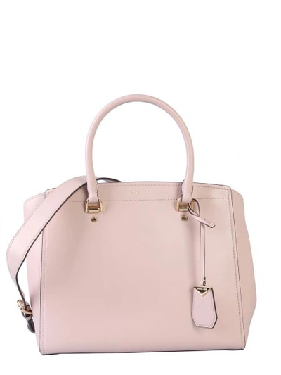 Shop Michael Michael Kors Large Benning Bag In Pink