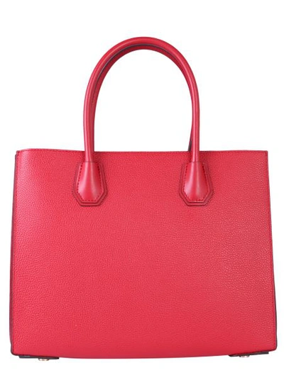 Shop Michael Michael Kors Medium Mercer Bag In Red