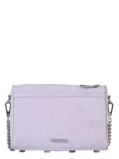 Shop Rebecca Minkoff Mini Mac Bag In Purple