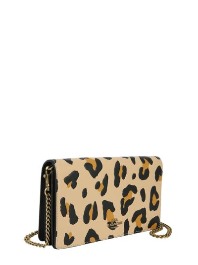 Shop Coach Leopard Crossbody Bag In Animalier