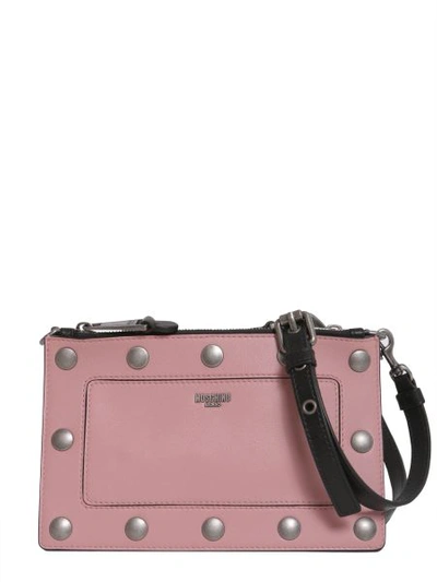 Shop Moschino Crossbody Bag With Detachable Panel In Multicolour
