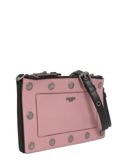 Shop Moschino Crossbody Bag With Detachable Panel In Multicolour