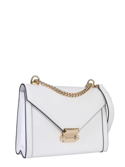 Shop Michael Michael Kors Whitney Bag In White