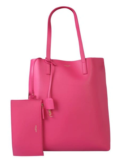 Shop Saint Laurent Shopping Bag In Fuchsia