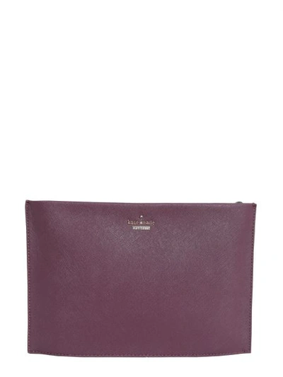 Shop Kate Spade Cameron Street Sima Clutch In Purple