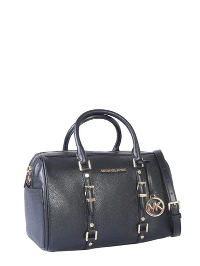 Shop Michael Michael Kors Bedford Legacy Bag In Black