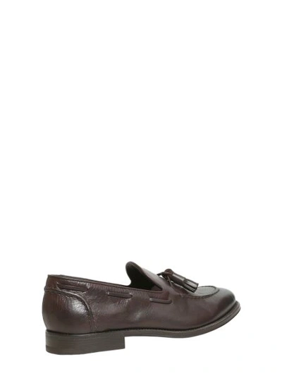 Shop Henderson Loafers With Tassels In Dark Brown