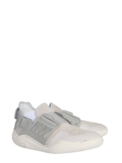 Shop Lanvin Low Sneaker With Elastic Details In White