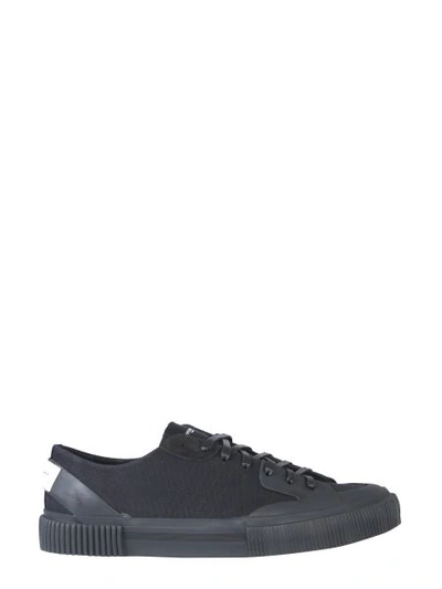 Shop Givenchy Cotton Canvas Sneakers In Black