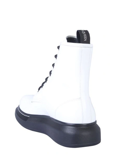 Shop Alexander Mcqueen Big Sole Boot In White
