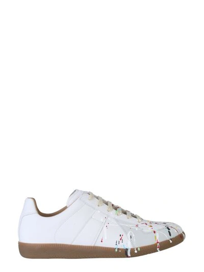 Shop Maison Margiela Replica Sneakers In White