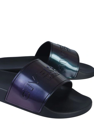 Shop Givenchy Slide Sandals In Black