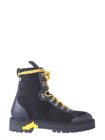 Shop Off-white Hiking Boot In Black