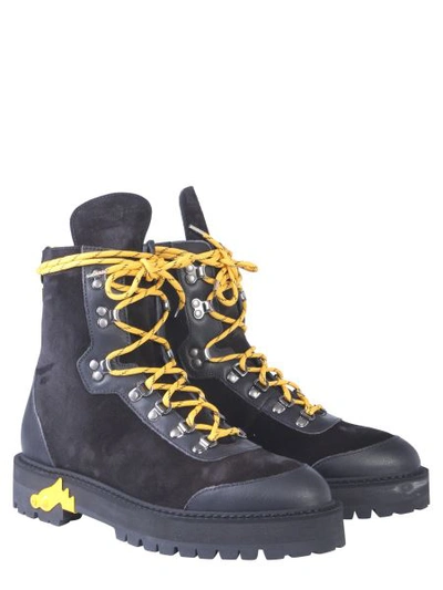Shop Off-white Hiking Boot In Black