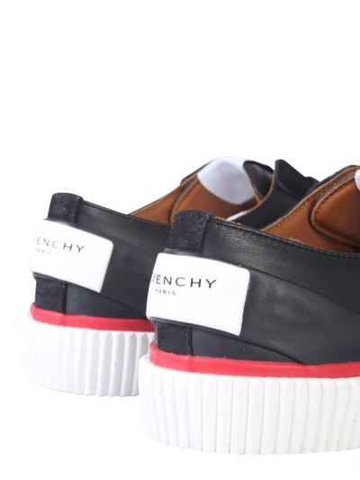 Shop Givenchy Tennis Light Low Sneakers In Black