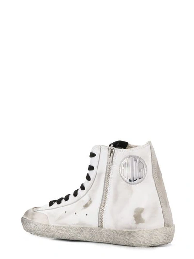 Shop Golden Goose Francy Sneakers In White