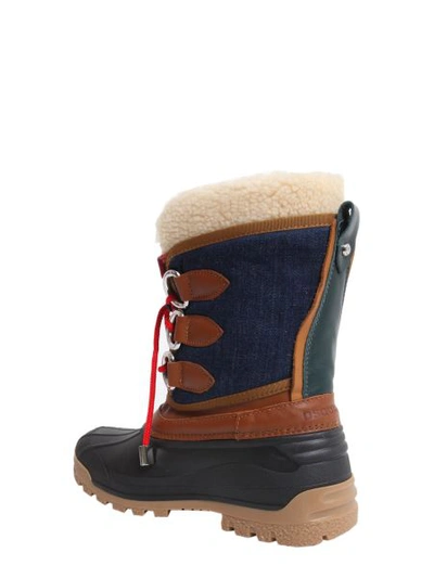 Shop Dsquared2 Snow Boots In Blue