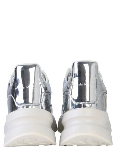 Shop Alexander Mcqueen Oversize Runner Sneakers In Grey
