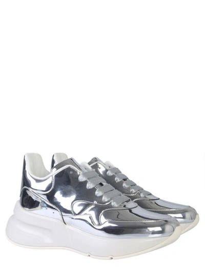 Shop Alexander Mcqueen Oversize Runner Sneakers In Grey